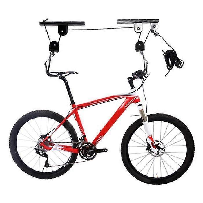 Bike rack - OUTAD - Elevator 20 kg - Metal - Red - Adjustable 4m