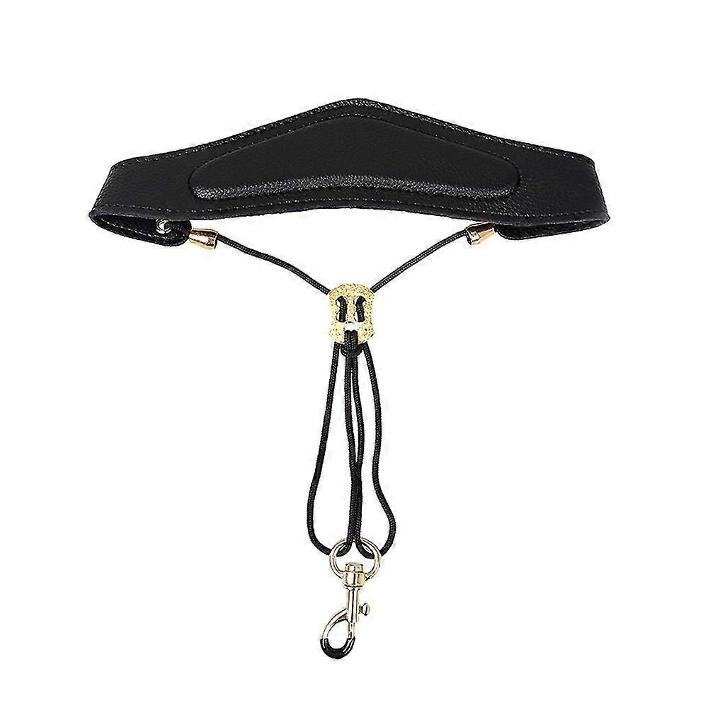 Saxophone Pu Leather Shoulder Strap Soft Neck Strap Padded For Sax
