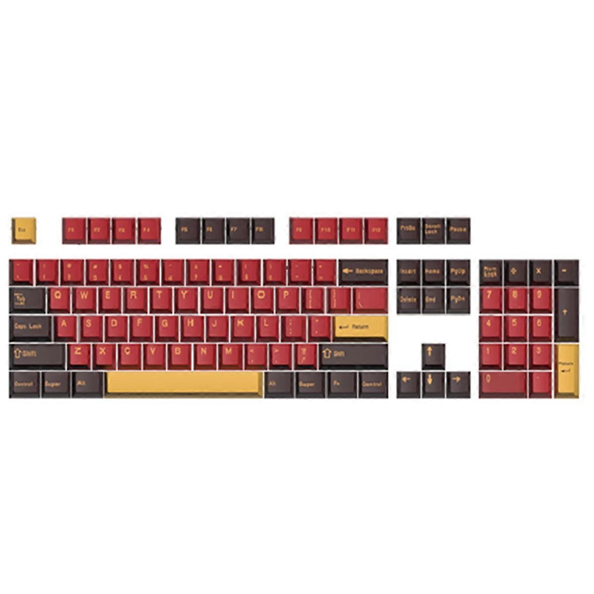 115-Key Pbt Sublimation Process Mechanical Keyboard Keycap with Key Puller for 61/87/104/108/Numeri