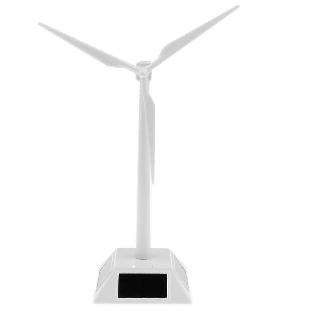 Solar Powered Wind Turbine Desktop Model DIY Solar Science Model Kit for Kid