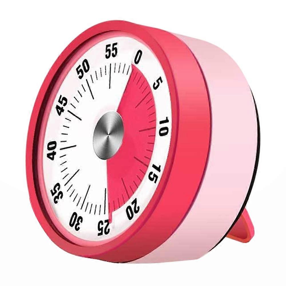 Mechanical Kitchen Timer with Stand Magnetic Base Visual Countdown for Students Cooking Loud Alarm -