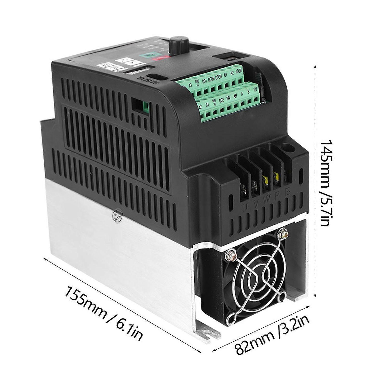2.2KW 2HP 380VAC 3 Phase VFD Variable Frequency Drive Inverter Converter Motor Control