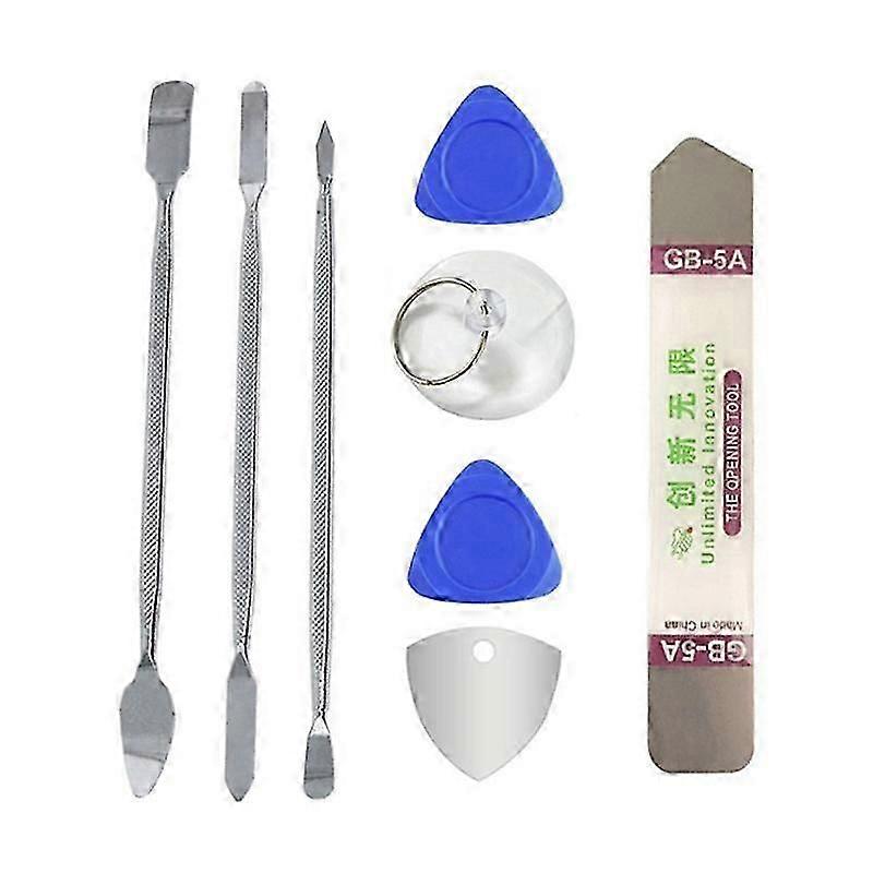Eight in One Metal Crowbar Set Disassembling Tool Metal Crowbar Lifting Shell Boot Prying Shell Lif