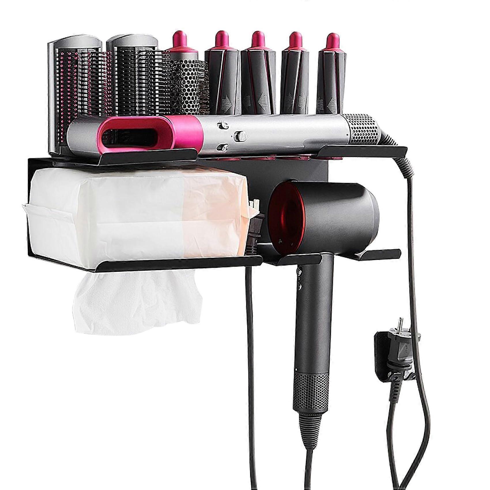 Wall Mount Holder for Bathroom and Bedroom Storage, Durable Plastic, Space-Saving Organizer, Easy Installation