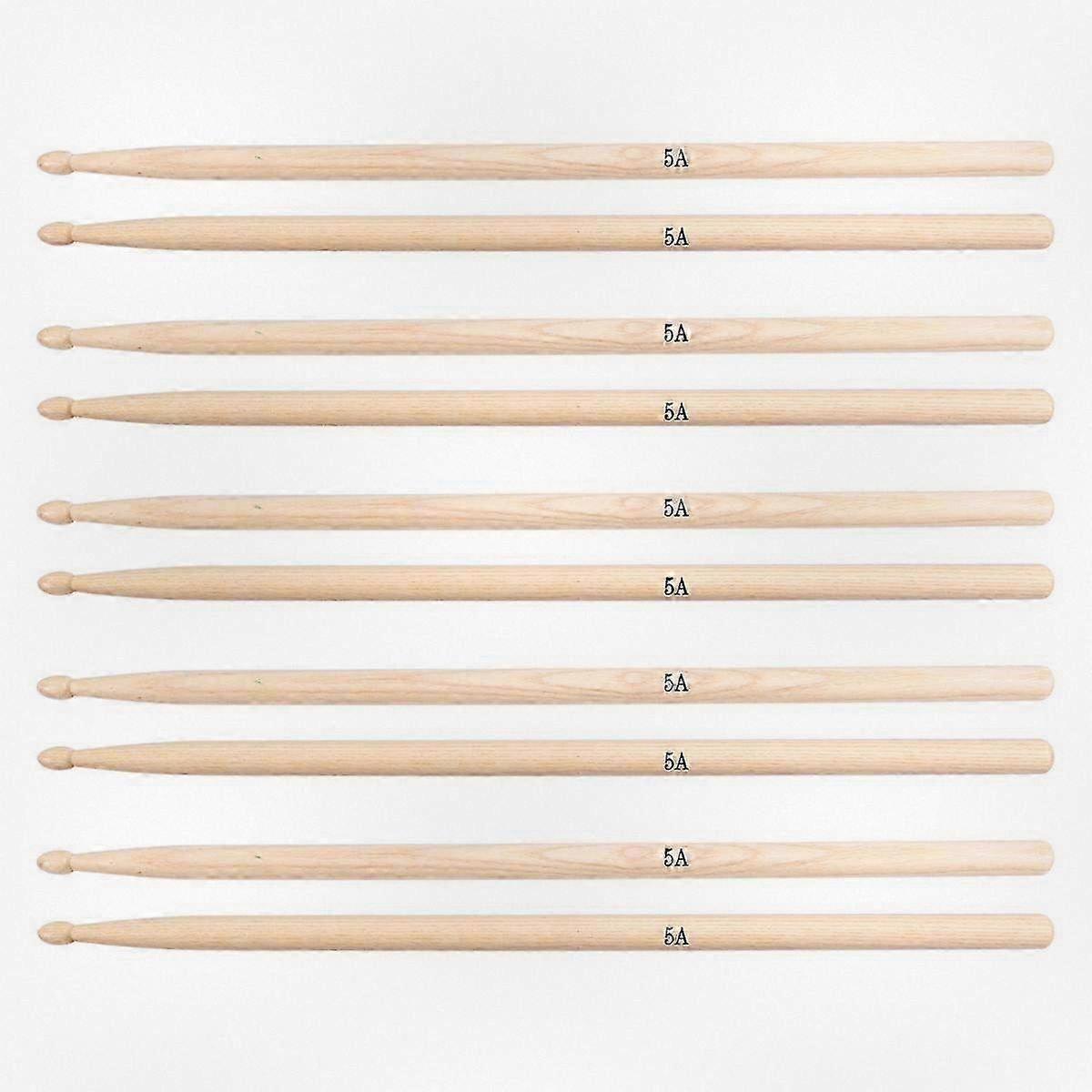 5A Jazz Drumsticks for Practice, Solid Wood Drumsticks for Kids, Percussion Teaching Tools
