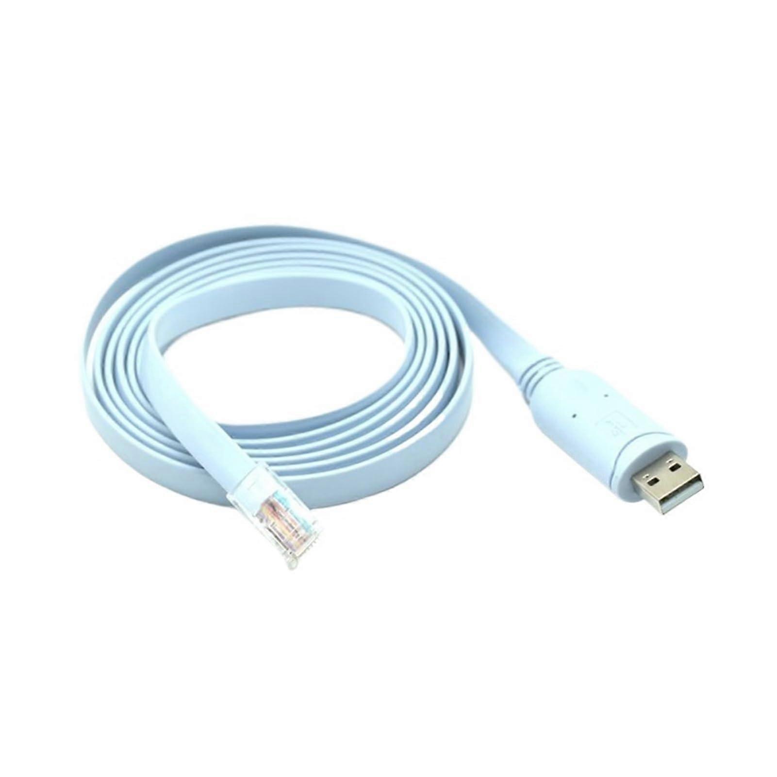 Pl2303ra USB Rs232 to RJ45 Console Cable for H3C Arba Fortinet Router F1T-D2I USB Console Cable Extension Line 1.5M