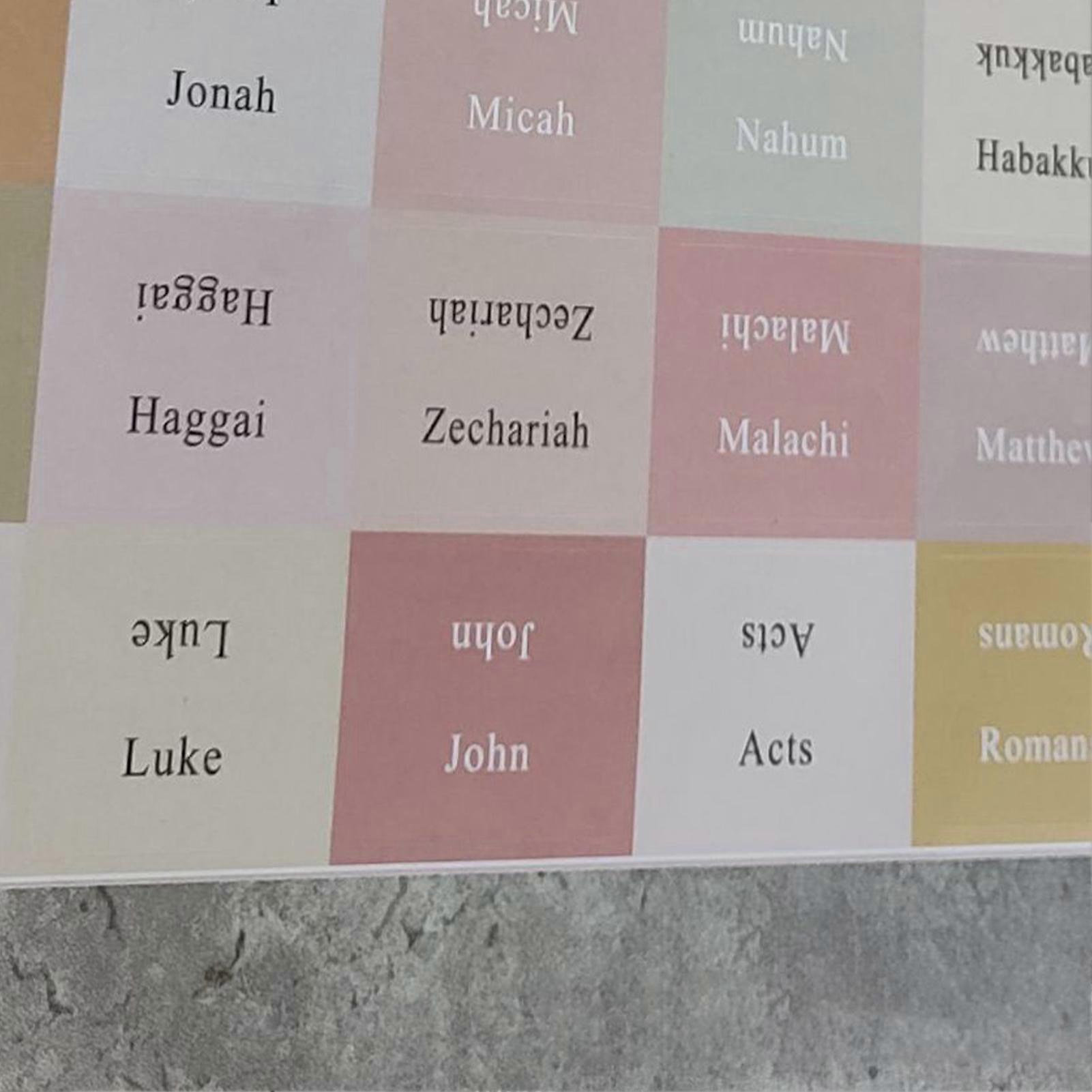 Clear Large Print Durable Self-Adhesive Bible Tabs for Study, Paper