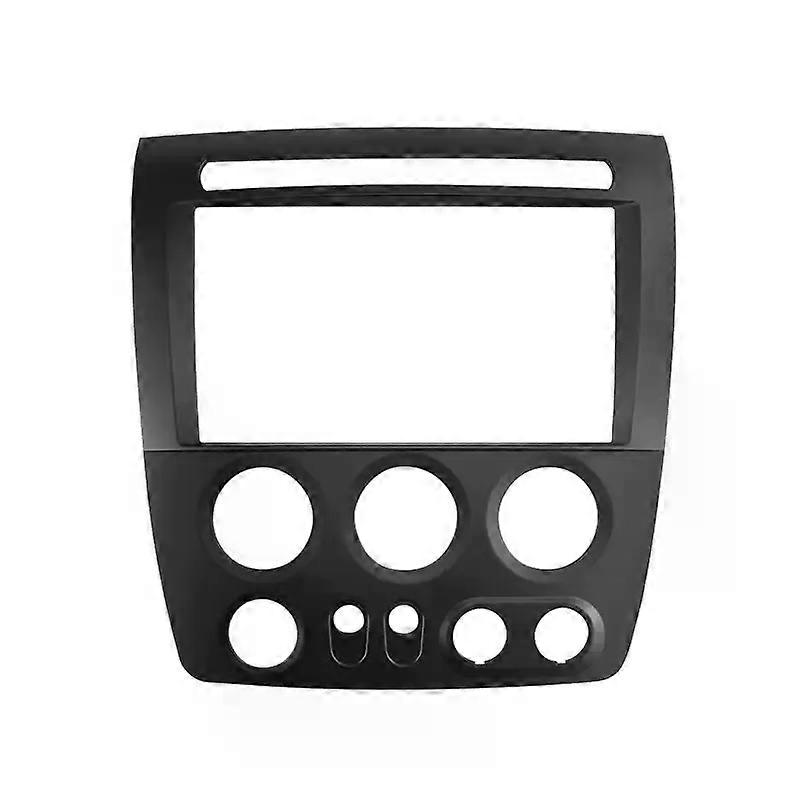 Car Refitting CD DVD Radio Fascia Frame compatible for 2005-2010 HUMMER H3 (LHD) 2DIN Stereo Dash Face Plate Frame Panel Mount Kit