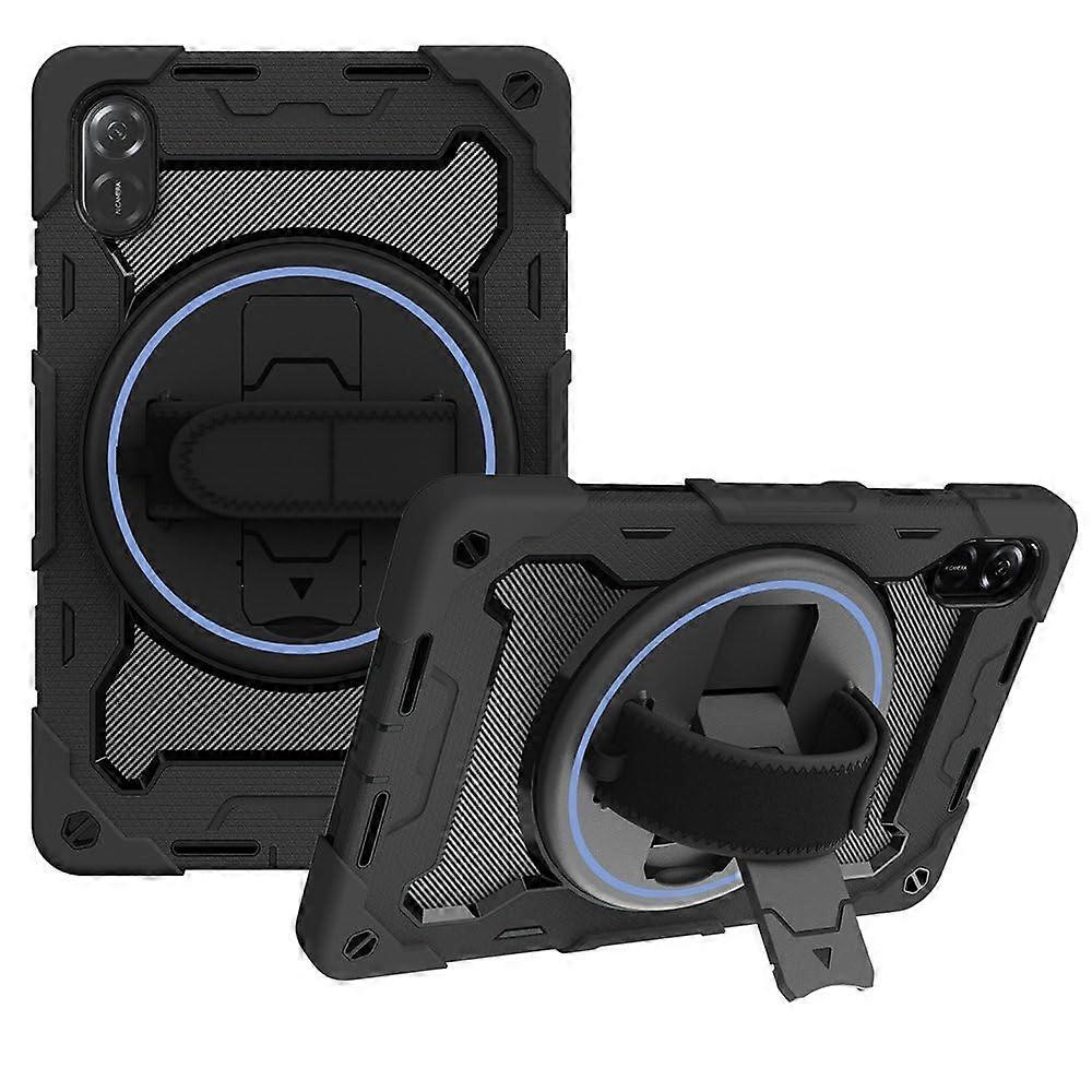 Tablet Case for Honor Pad X9 Case 11.5' 3in1 Armor Soft Silicone Protective Case with Pen Slot£¨Without a Pen£© Black