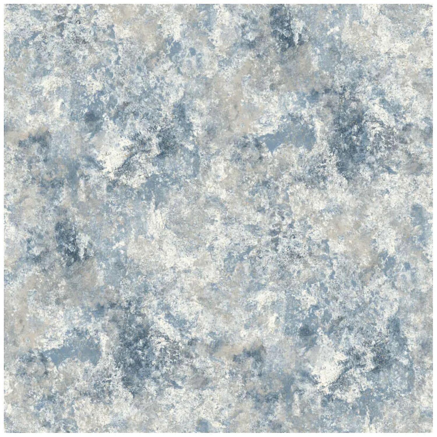 Muriva Perico Stone Blue Wallpaper
