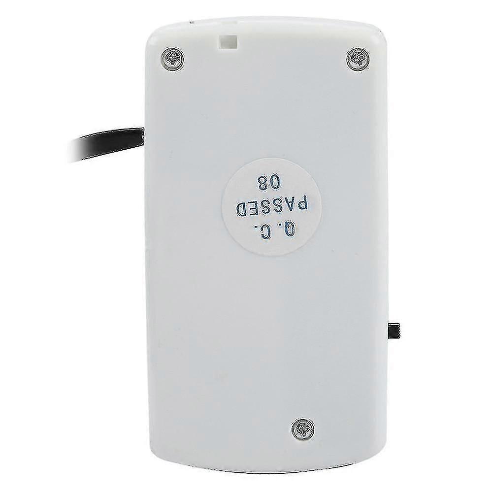 Power off LED high volume detection alarm