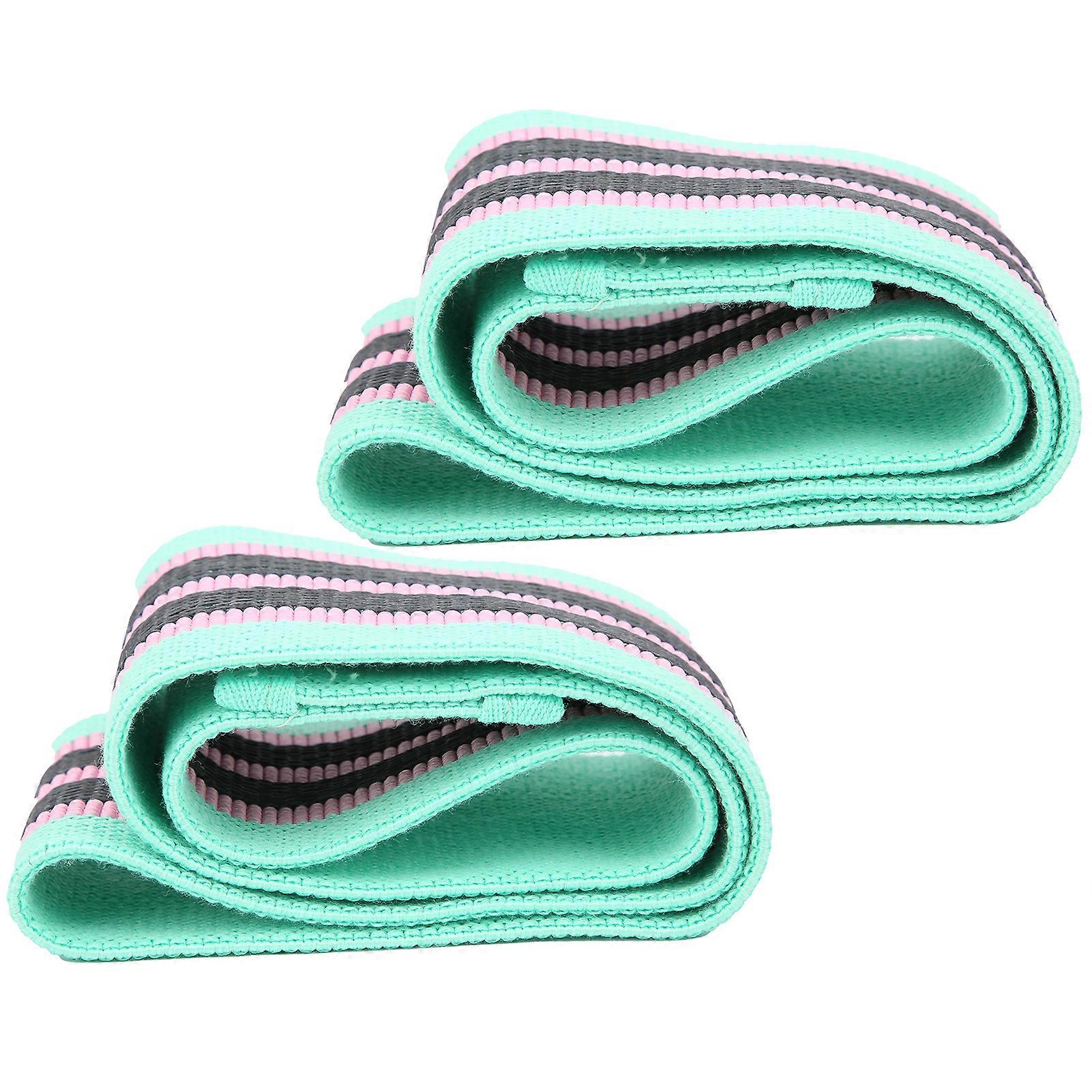 2Pcs/Set Fitness Resistance Loop Bands Non Slip Elastic Workout Strap Legs Butt Shaper