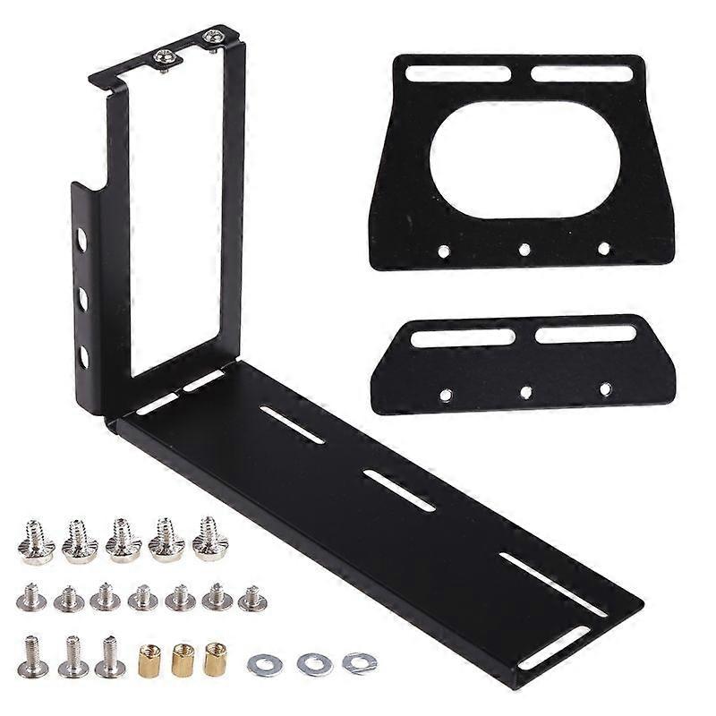 DIY Metal Graphics Cards Vertical Bracket Riser PCI Express Stent Mount Stand