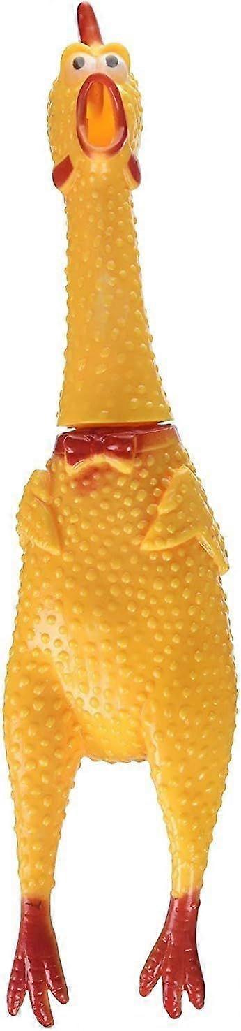 Squeezing Squawkin Chicken Toy