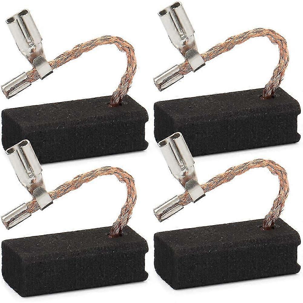 4pcs Carbon Brush Compatible For Dwp611 450 Router, Replacement For Dwp611pk, A27343 (6x9x19.5 Mm)