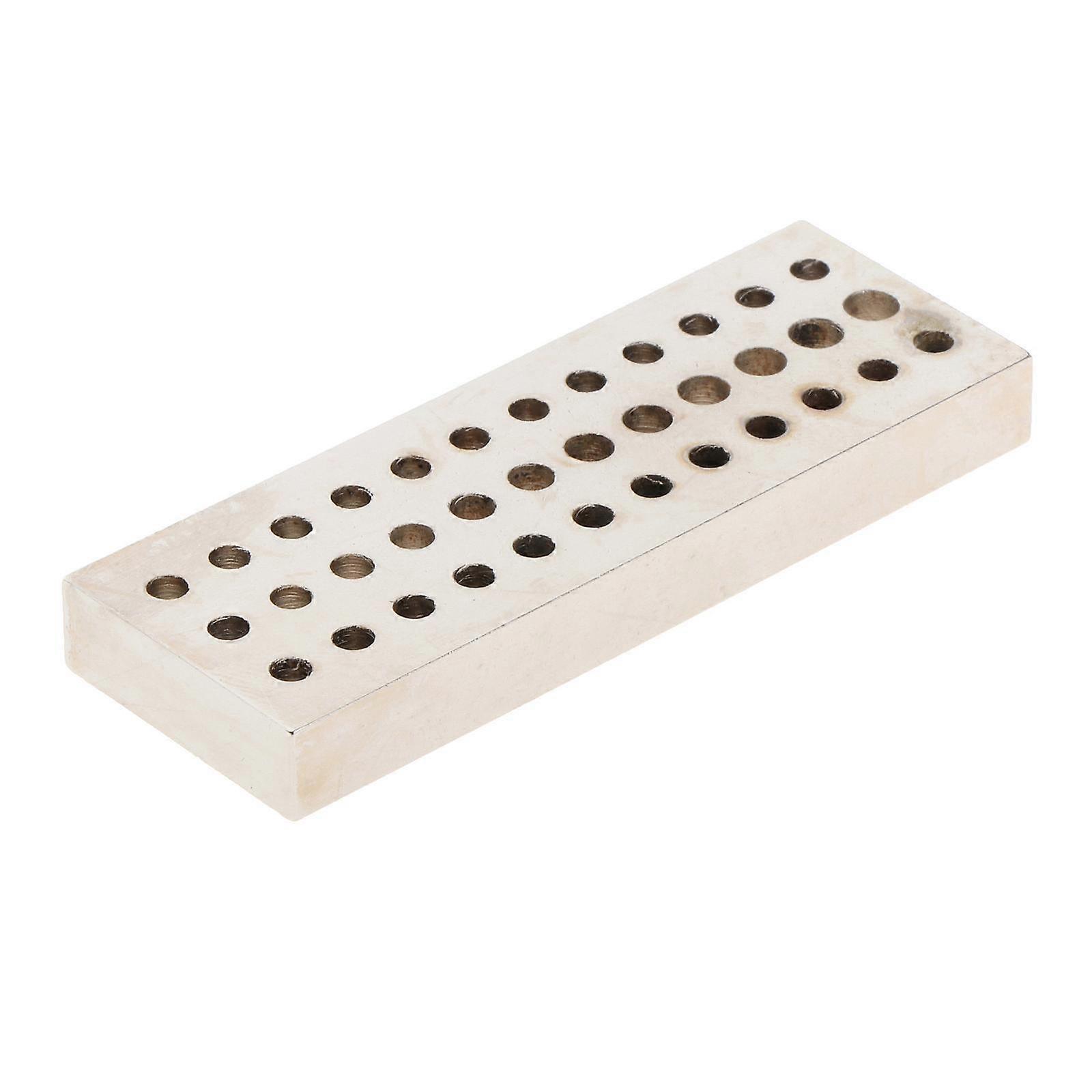 36Holes Steel Plate Rectangle Compact Watchmaker Portable Dril Twisting