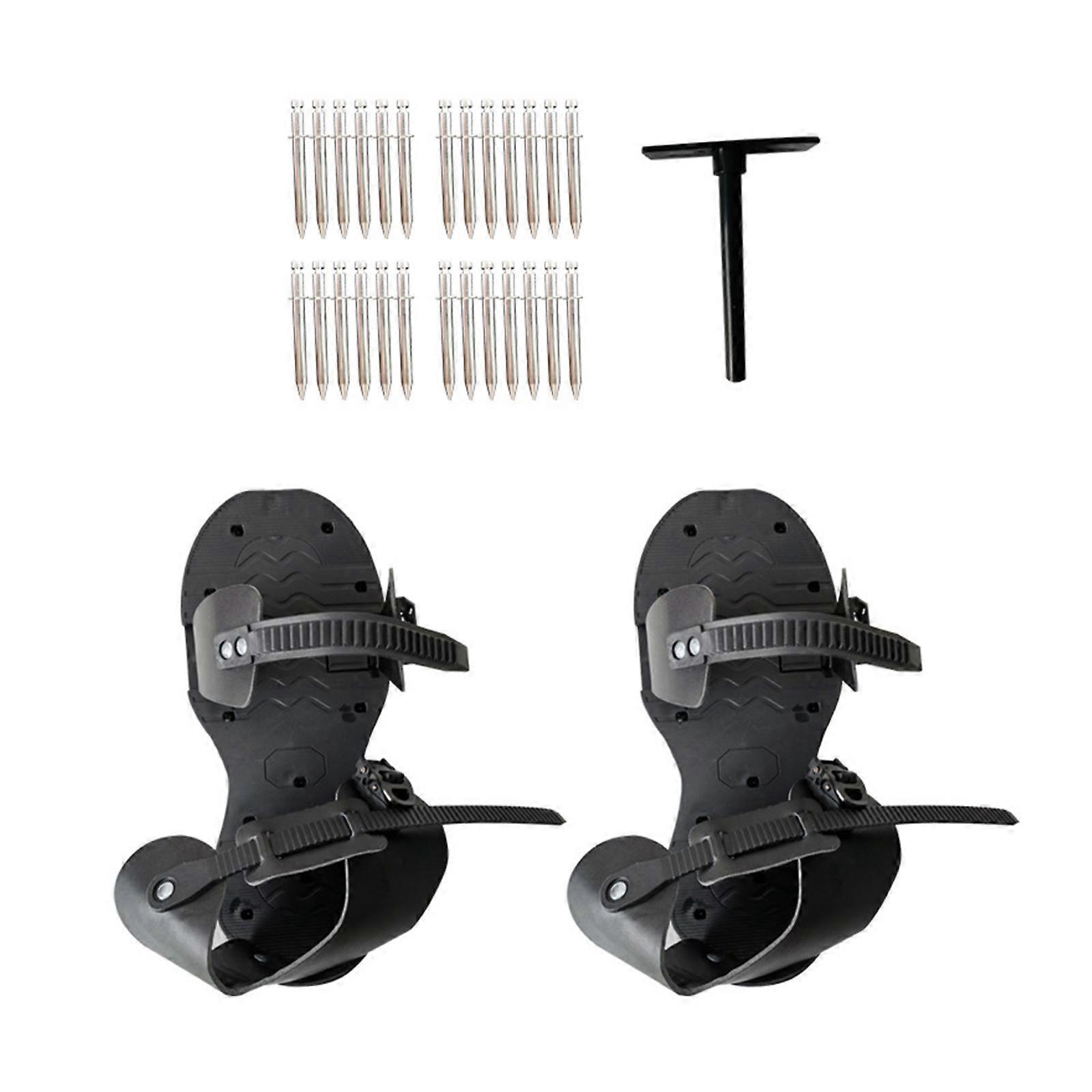 2 قطعة أحذية مهوية الحديقة أداة العشب مع الأشرطة الثقيلة لساحة الحديقة