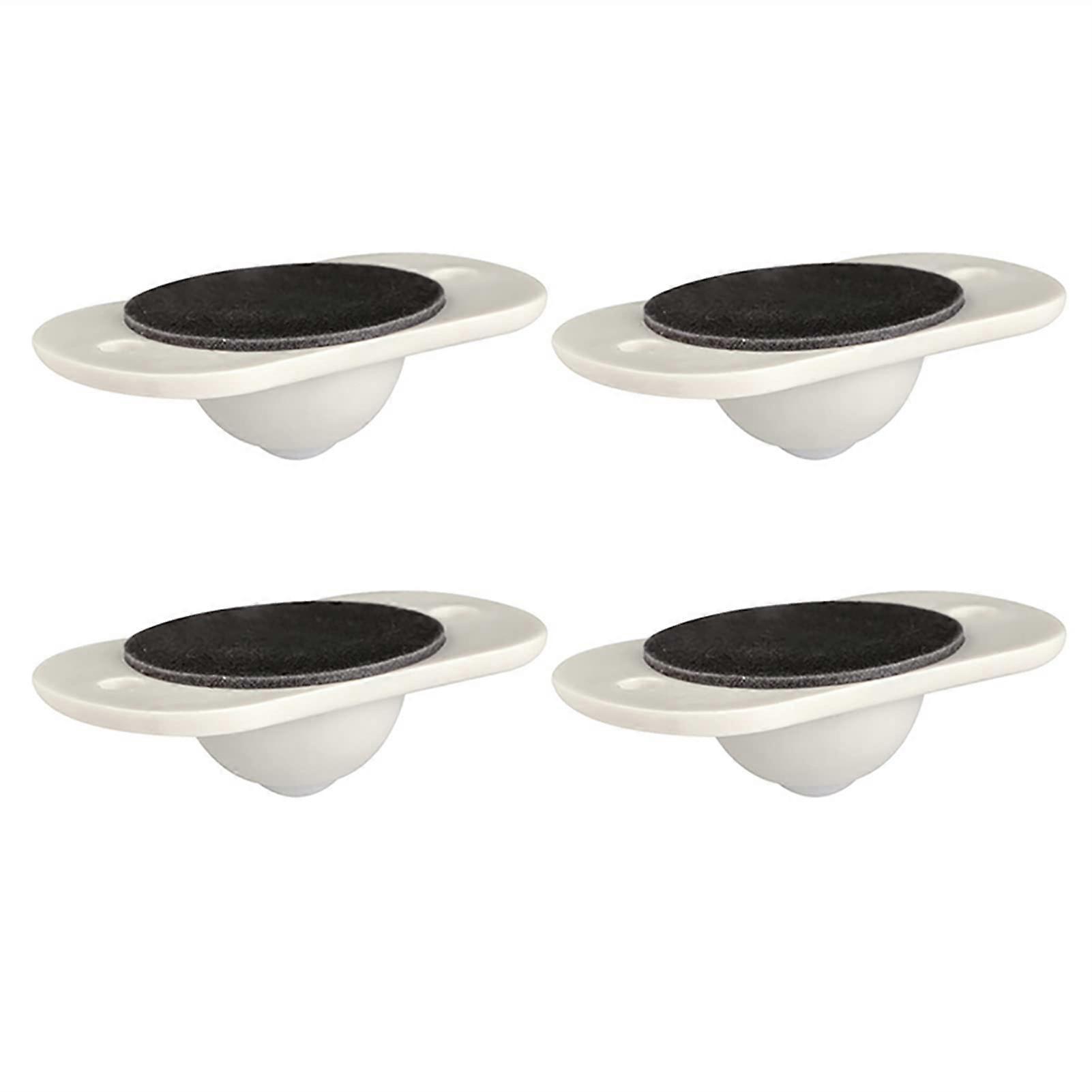 Caster Wheels 4-Piece Adhesive Swivel Casters Universal Furniture For Storage Boxes Color Glue Beads