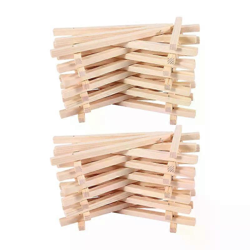 24 Pack Mini Wood Display Easel Wood Easels Set For Paintings Craft Small Acrylics Oil Projects