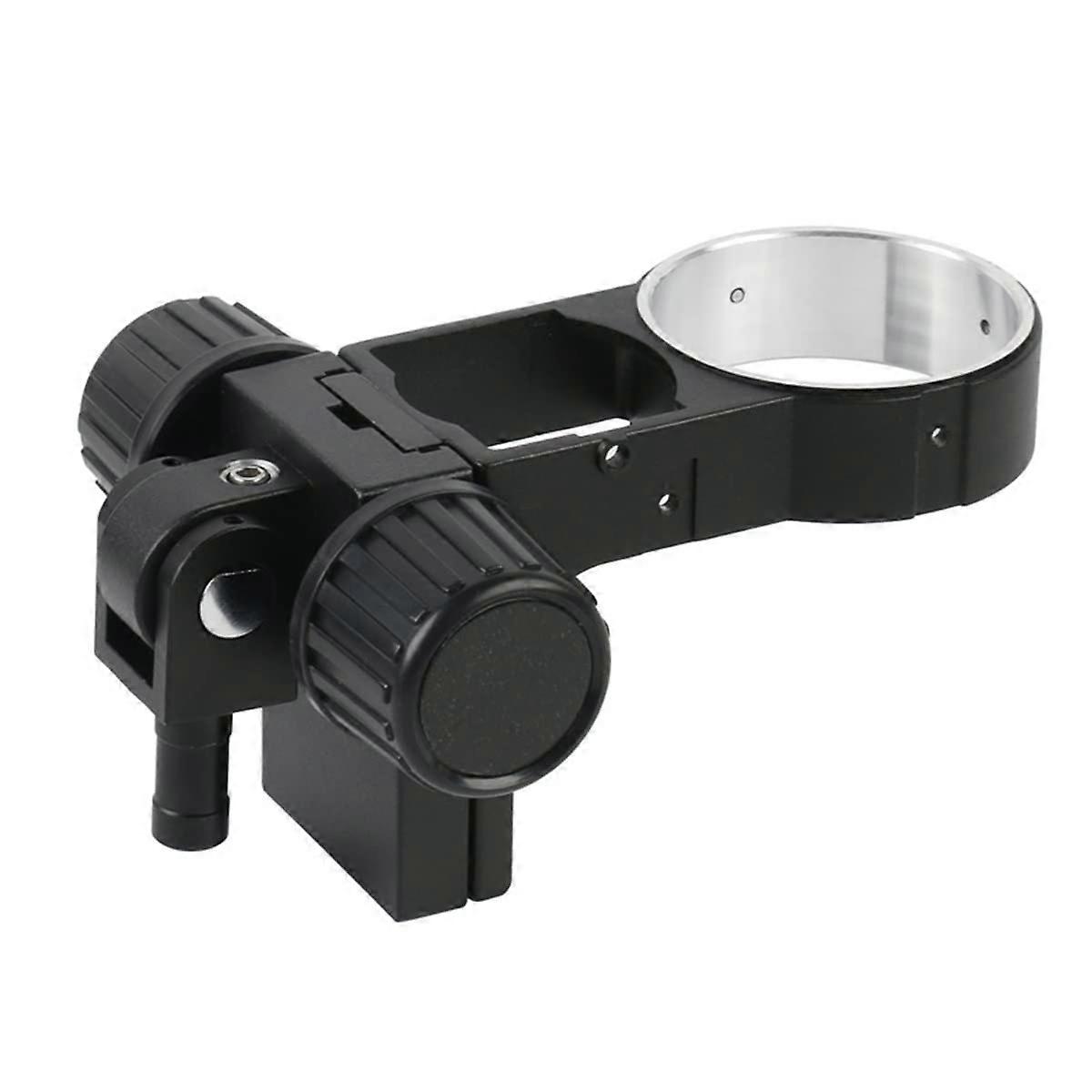 Microscope Accessories Kit 76mm Diameter Microscope Head Holder Stereo Zoom Microscope Stand Microscope Slides (Color : Black)