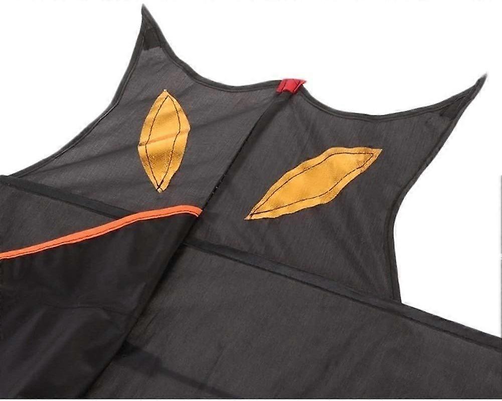 Bat Kite - Single Line Kite For Children From 3 Years - 160 X 70Cm - Including Kite Cord +100M-Planar Bat Kite