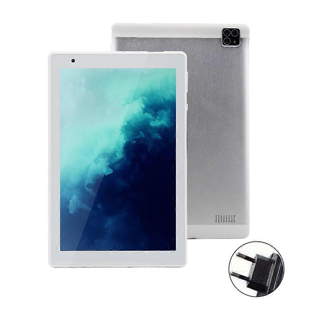 8" Android Tablet 8-Core Processor 32GB Storage Full Metal Cover Long Battery Life Designed for Portable Entertainmennt  Silver