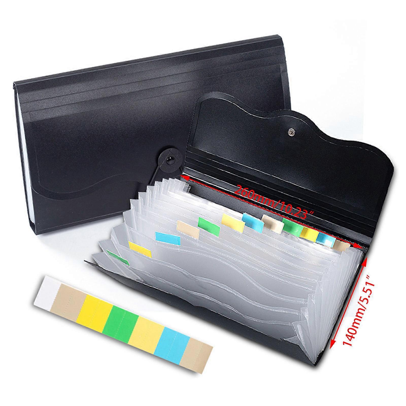 B5 Accordion Folder File Wallet Receipt Case Multi-layer File Organizer Folder