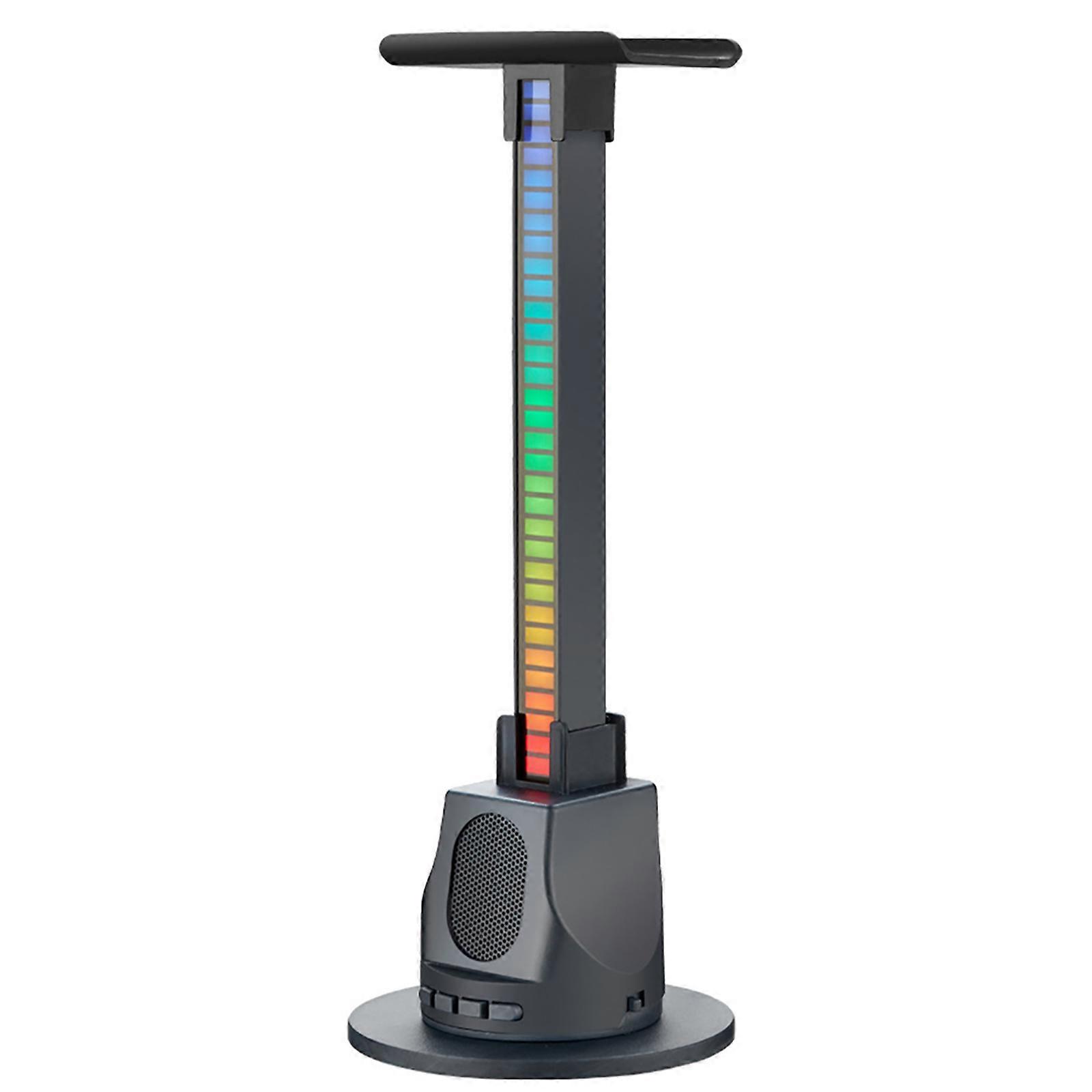 RGB Voice-Activated Rhythm Light with /without Headset Mount Stand with Speaker Atmosphere Lamp Headset Mount Stands