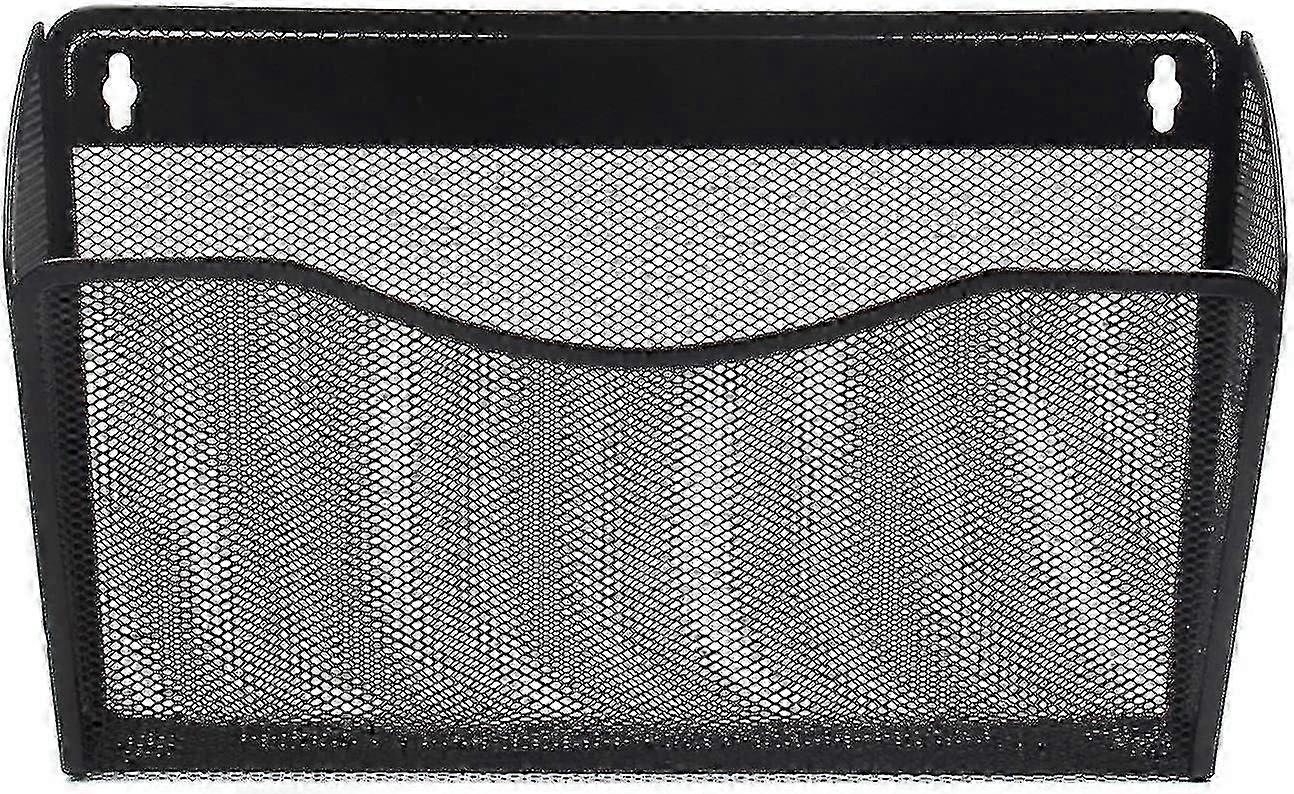 Wall Mount File Organizer Single Pocket Vertical Hanging File Folders Holder Paper Rack For Office Home