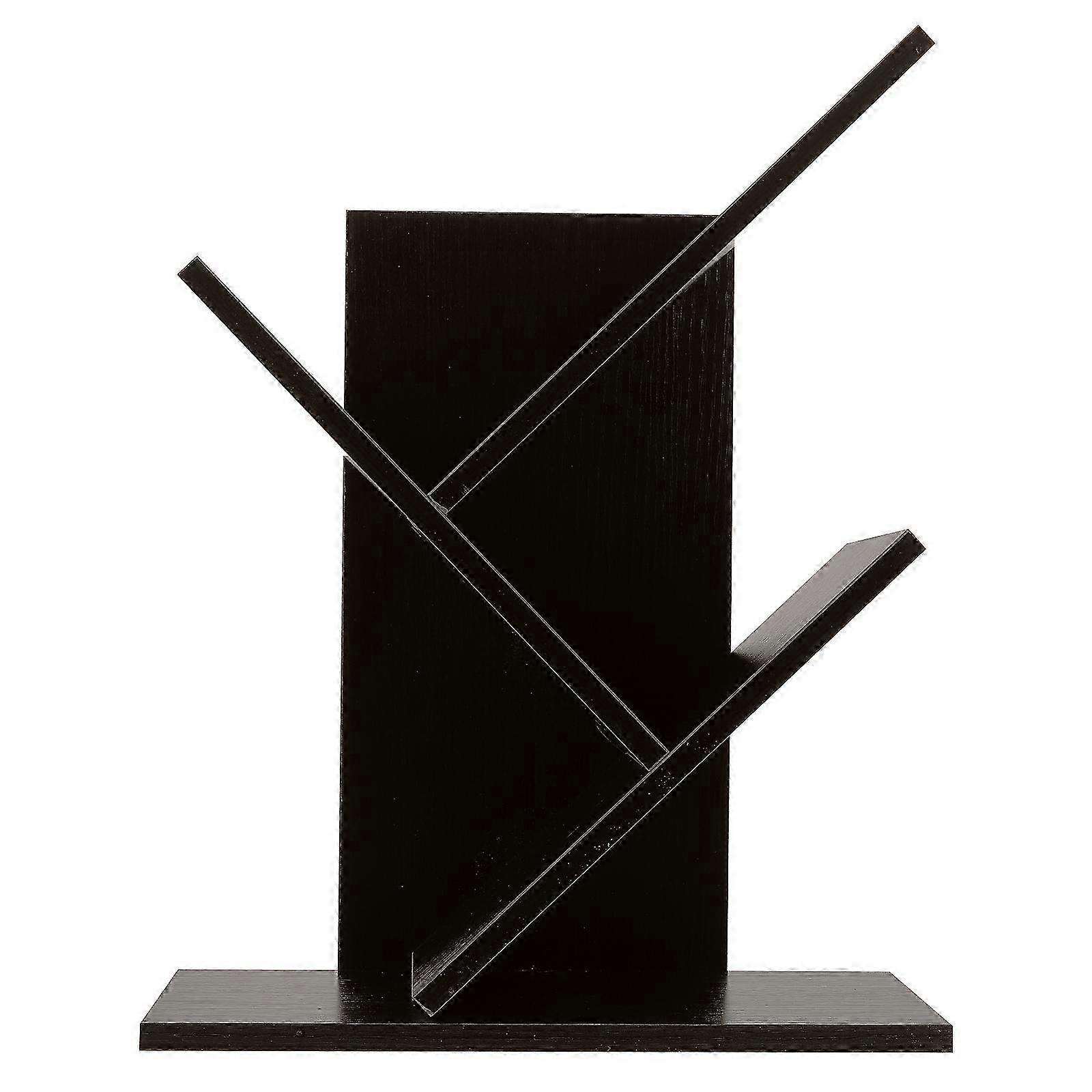 Desktop Tree-Shaped Bookshelf Storage Rack 40.5x31x17cm Coffee