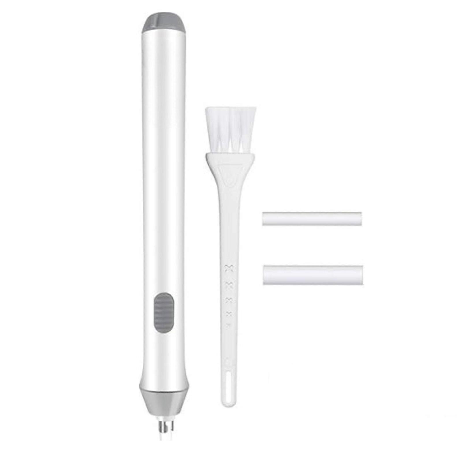 Automatic Electric Eraser with 142 Refills Battery Powered Pencil Eraser for Artist Beginner Drawing Sketching Drafting White