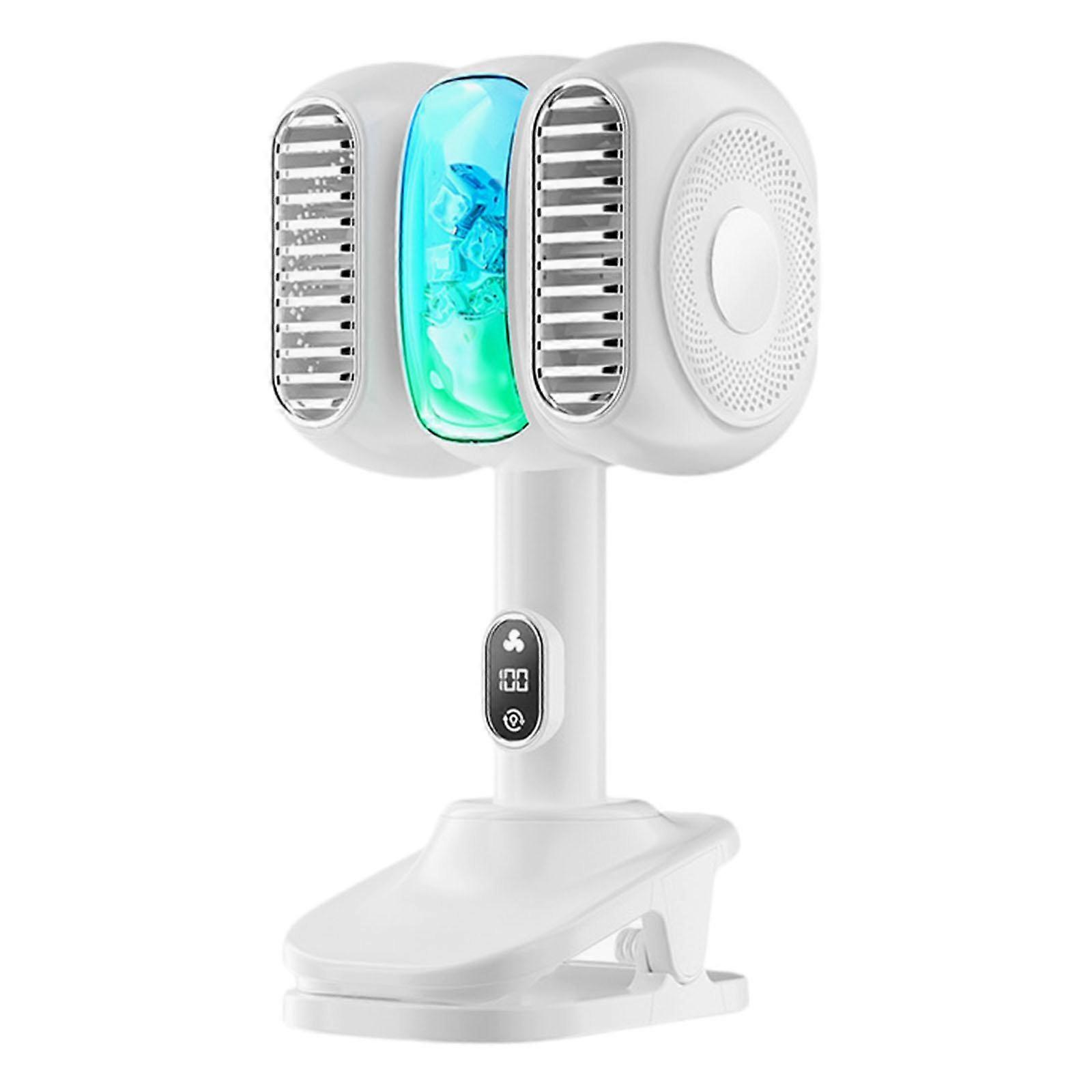 Personal Fan with Clip Desk Fan 360° Adjustable Silent USB Clip on Fan Cooling