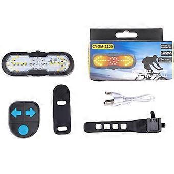 Lampu Isyarat Belok Penunjuk LED Basikal, Alat Kawalan Jauh Tanpa Wayar, Lampu Ekor, Lampu Ekor Basikal,