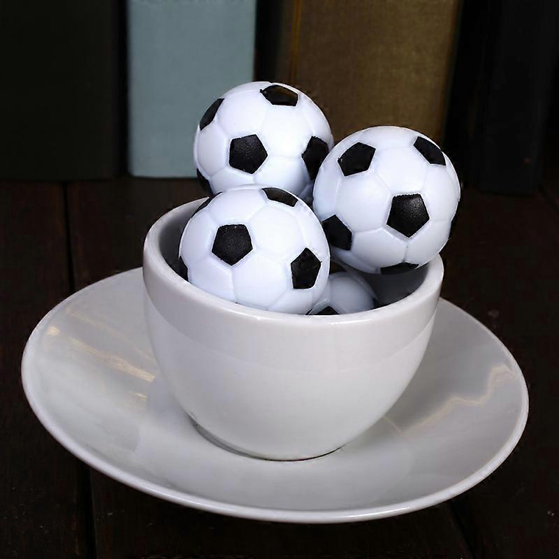 Black and white 32mm table football table football machine accessories 31 32mm resin environmentally friendly football black and white