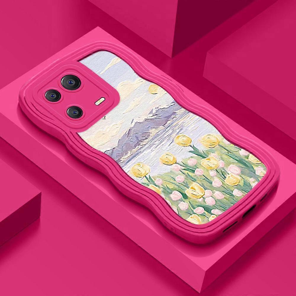 Mobile Phone Cases for iPhone 11 13 XR 15 Pro Max 12 14 Pro Max Case iPhone 16 7 Plus 8 Plus XS Max Big Wave Solid Color Cartoon Anti-drop Waterproof
