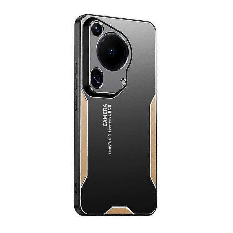 Aluminum Alloy Metal Case for Huawei Pura 70 Ultra 70 Pro Plus Matte Cover Silicone Camera Lens Protection Phone Case for Pura 70 Pro+ 70ultra
