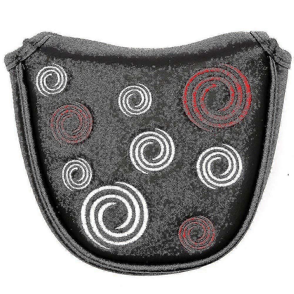 غطاء رأس مضرب مضرب مضرب من الجلود مع إغلاق مغناطيسي لحماية نادي الجولف