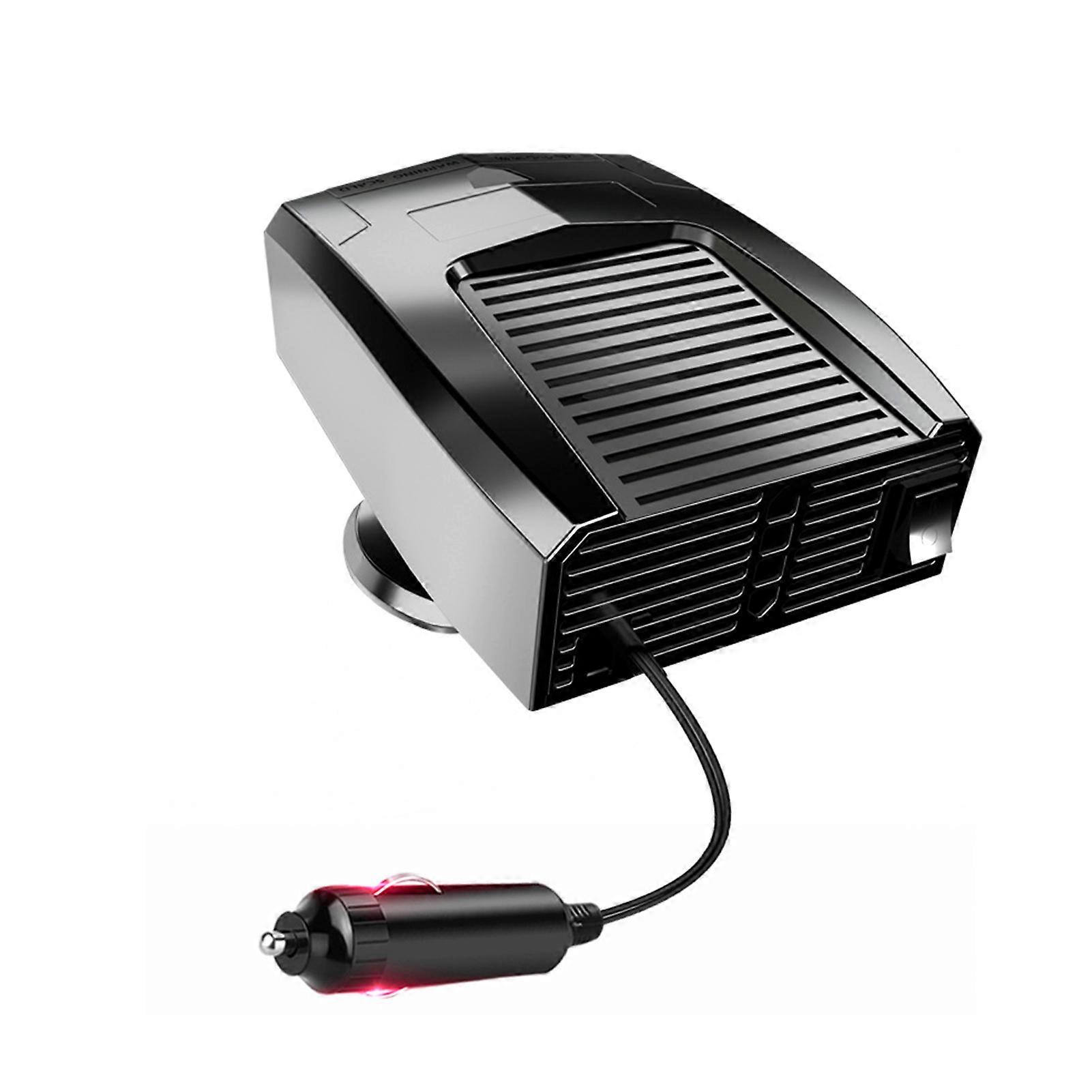 24V Car Heater Portable Car Heater Large Power Winter Defroster 2 in 1 Heating & Cooling with Cigarette Lighter