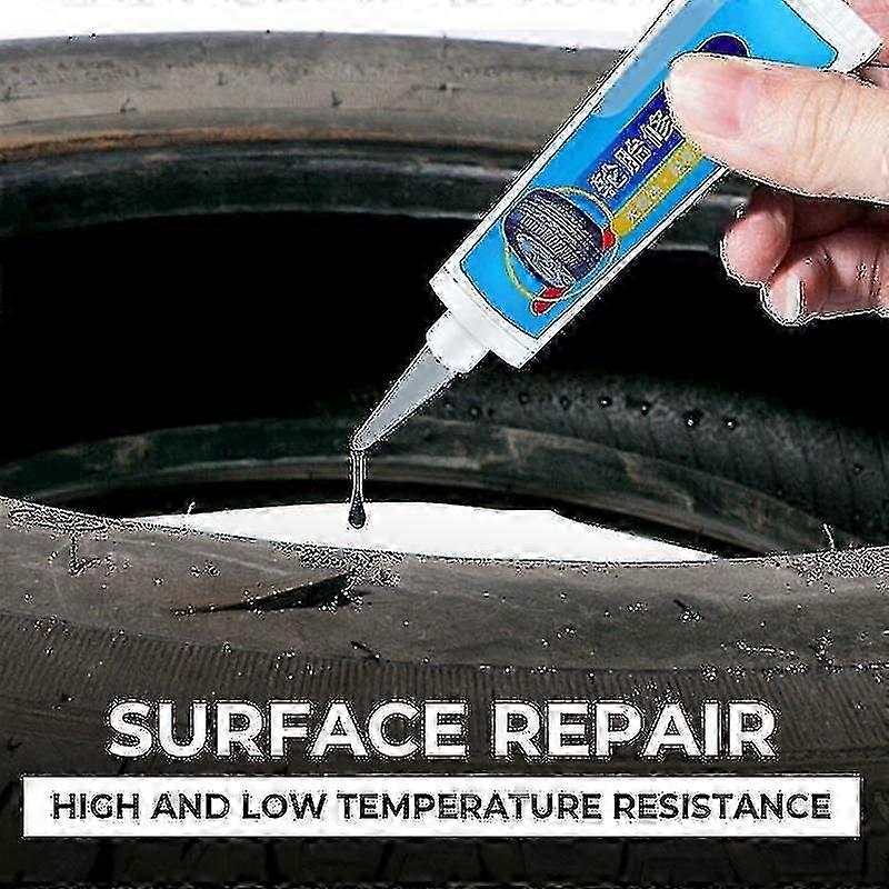 Strong Adhesive Tire Repair Glue for Puncture & Crack Fixing, Portable Lightweight Quick-Drying Tire Sealant Kit