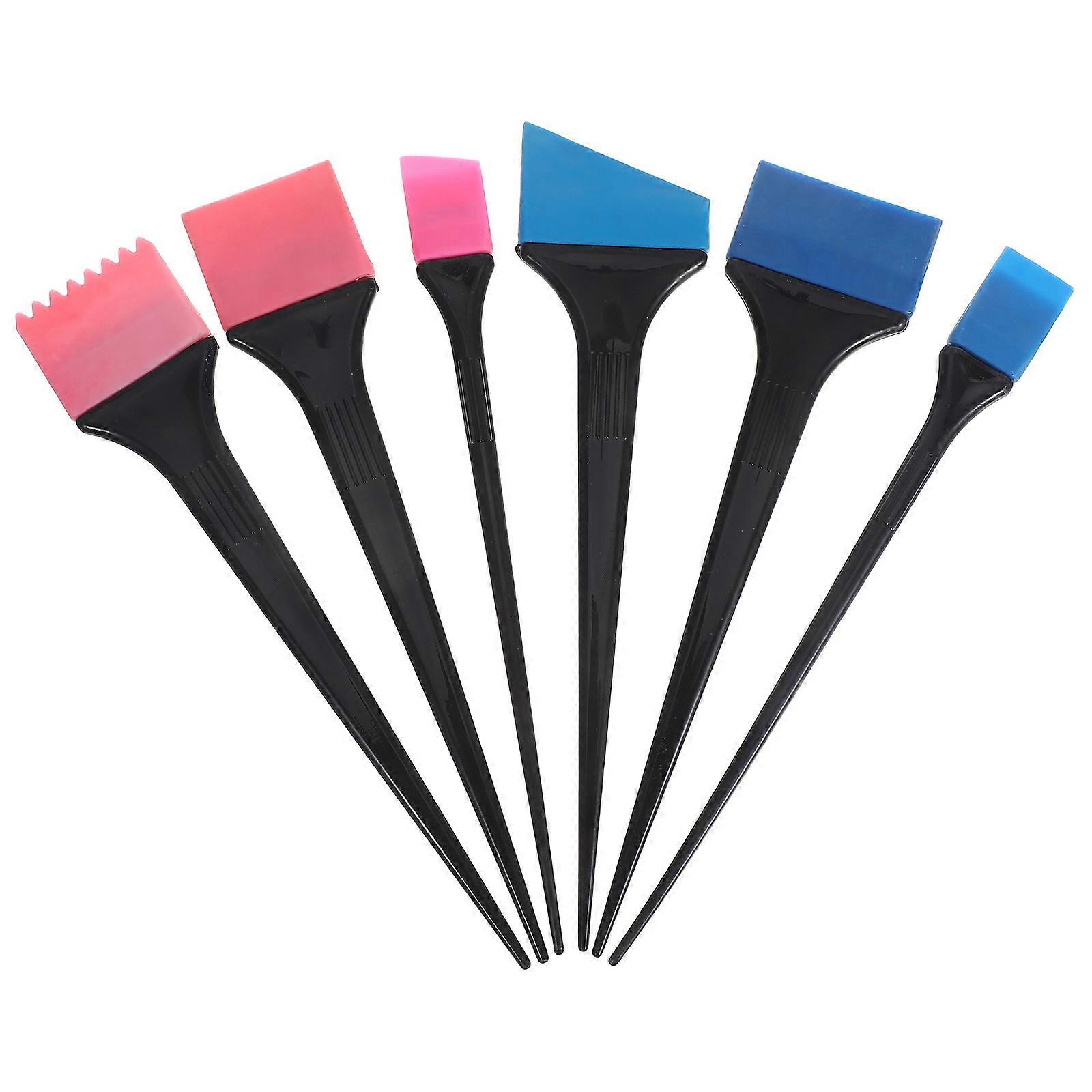 Premium Hair Coloring Tools, Multi-Shaped Silicone Brushes for Artistic Styling