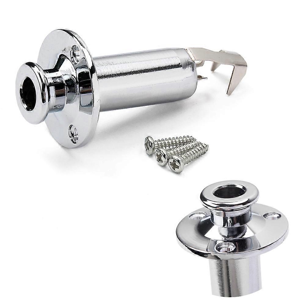 Guitar Bass Endpin Jack with Cylinder Output Suitable for Various Musical Instruments