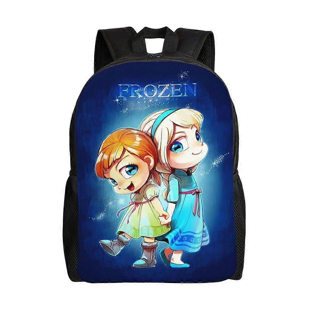 Frozen Versatile Backpack Washable casual style School Student Backpack Trendy Oxford Cloth Computer Bag Unisex-hk3882