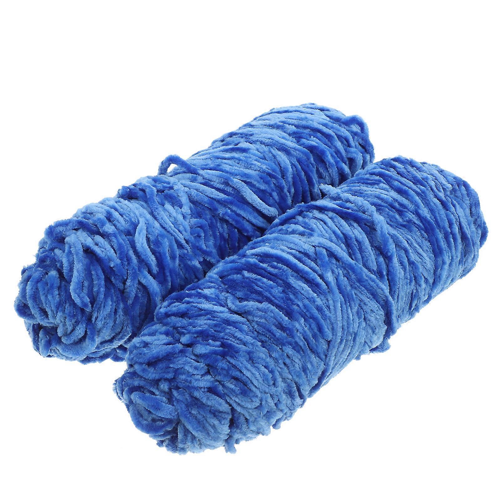 Thick Crochet Yarn For Knitting Polyester Yarn For Crocheting Crafting Enthusiasts 2 Rolls