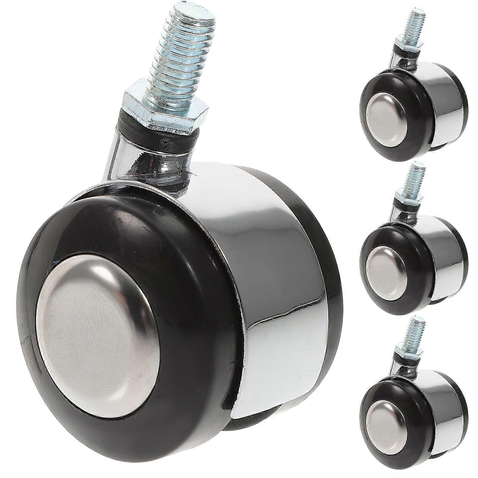 Smooth Rolling Walker Wheels Zinc Alloy Heavy Duty For Home Users 4Pcs