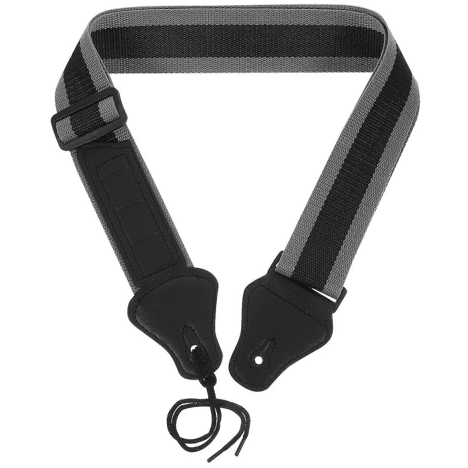 Acoustic Guitar Strap Thick Guitar Strap for Music Performance Practice Eliminate Sweat Discomfort Leather Cloth 24x6x2cm 1Pack