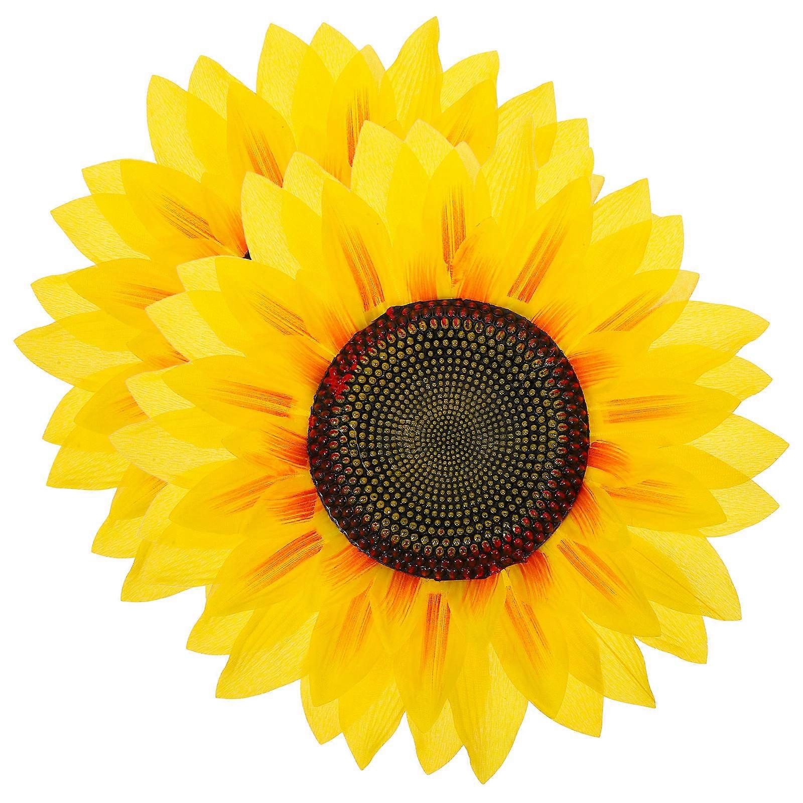 Handheld Fake Sunflower Props for Dance, Sports, and Photo Sessions – 2pcs Set with Comfortable Strap for Easy Handling