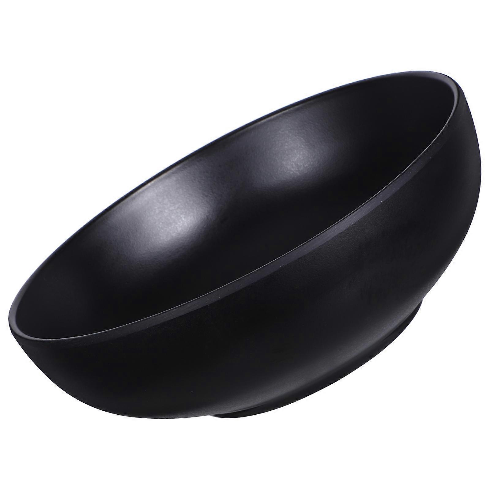 Ramen Bowls A5 Tableware Elegant Appearance for Indoor Use Black Color Non-chipping 1Set