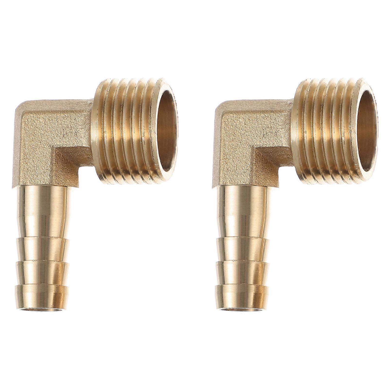Right Angle Hose Adapter Durable Barb Tube Connector for Garden Plumbing Automotive Use Elbow Fitting Secure Hose Connection