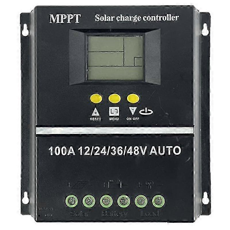Pwm 100a 12v 24v 36v 48v Auto Solar Panel Charge Controller Solar Pv Battery Charger With Lcd Mppt SZRH
