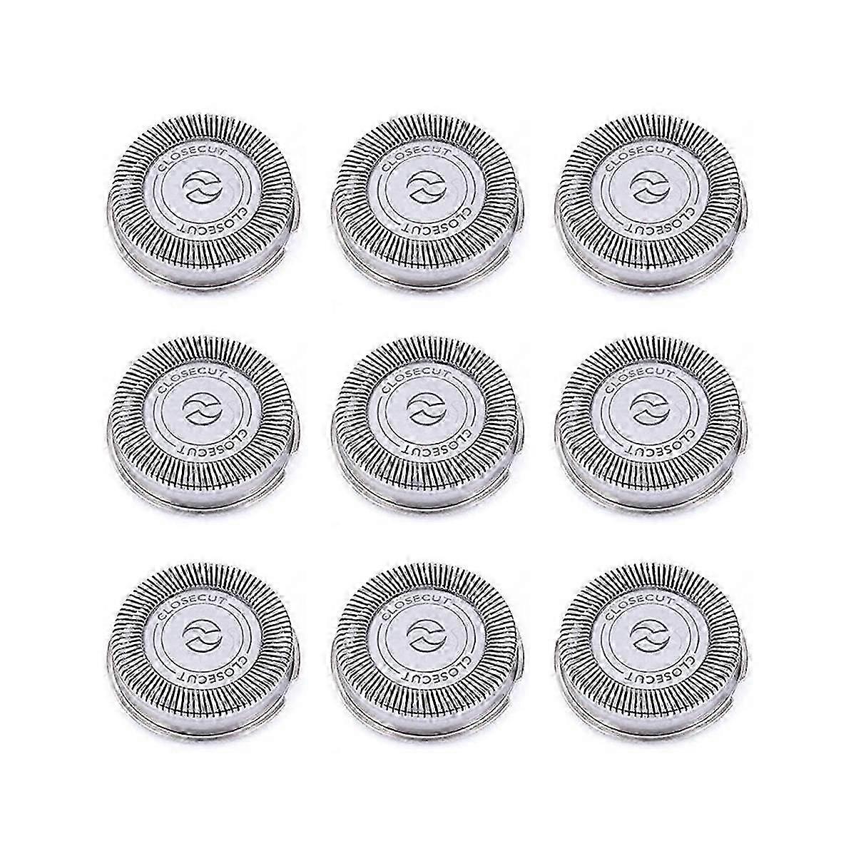 9Pack SH30 Replacement Heads for Philips Norelco Shaver Series 3000, 2000, 1000 and S738, with Durable Sharp Blades